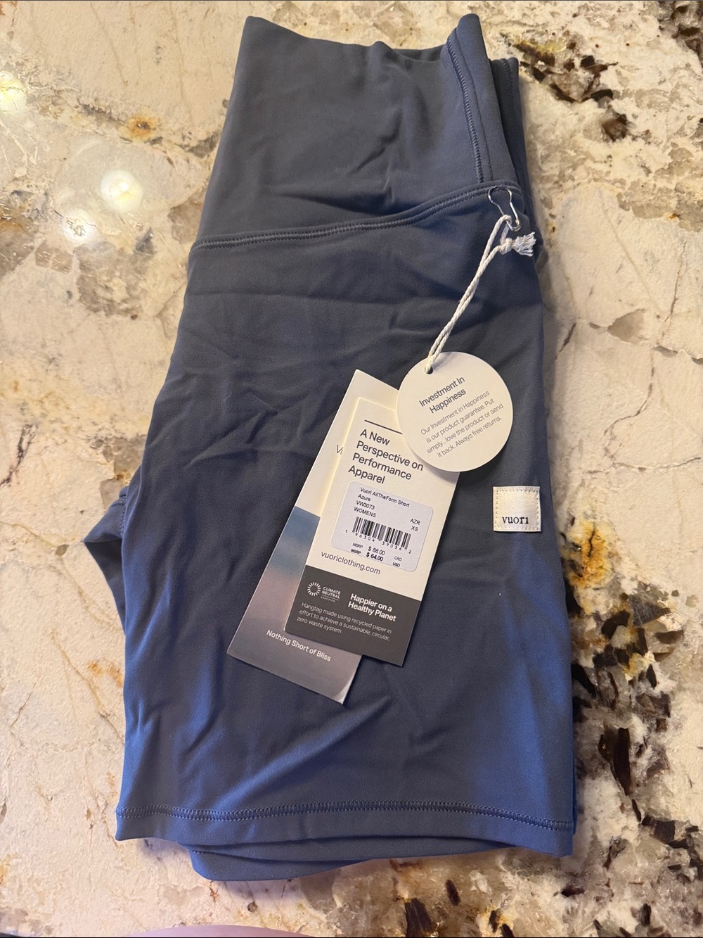 Vuori AllTheForm Short in Azure